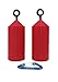 Atomik Rock Climbing Holds 3.5 inch Hanging Pipes in Red for Grip and Strength Training As Seen on American Ninja Warrior