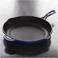 Le Creuset Enameled Cast-Iron 10-1/4-Inch Skillet with Iron Handle, Cobalt Blue