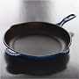 Le Creuset Enameled Cast-Iron 11-3/4-Inch Skillet with Iron Handle, Cobalt