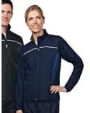IMAGE OF Tri-Mountain Women's Lightweight Long Sleeve Zipper Shell Jackett, BLACK/CHARCOAL/CHARCOAL, XXX-Large