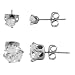 Jewelry : Stainless Steel CZ Earrings Set