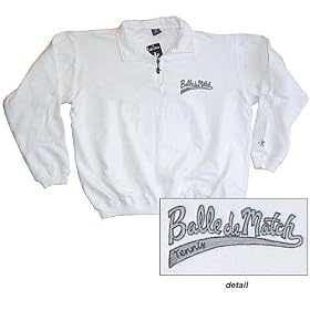 Buy Balle de Match Ace Pullover-White by Balle de Match