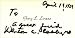 DENTON A. COOLEY - CALLING CARD SIGNED 04/19/1969 - DOCUMENT 273189
