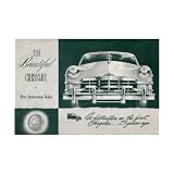 1949 CHRYSLER Sales Brochure Literature Book Piece by Chrysler