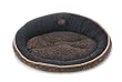 Premier Pet Pet Cloud Fleece Bed, Black Faux Jag, Petite