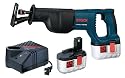 Bosch 1645K  24-Volt Reciprocating Saw Kit with Dual Stroke