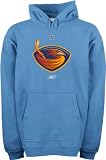 NHL Atlanta Thrashers Primary Logo Hooded Fleece (Light Blue, Small)