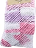 6-Pack Newborn Socks in Reusable Washbag in Pink