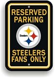 Pittsburgh Steelers NFL Reserved Parking Sign