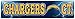 NFL San Diego Chargers 16-inch Plastic Street Sign Décor