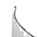 Elite Home Fashions Simple 3-in-1 Curved Shower Rod, Chrome Finish