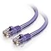 C2G / Cables to Go 00479 Cat5E Snagless Patch Cable, Purple (75 Feet/22.86 Meters)