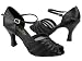 2719 Sexy Latin Salsa Dance Shoes Ladies 2.5" heel, 8, Black Leather