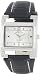 Invicta Women's 0584 Angel Diamond Accented Silver Dial Black Leather Strap Watch