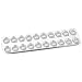 Paderno World Cuisine 20 Imprint 15.5 by 5.5 Inch Tin Madeleine Sheet