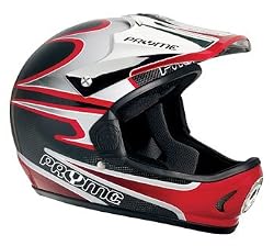 Pryme Adult X-Large Evil Pro Carbon Fullface Helmet / 61-63cm 1150 grams Carbon/Red