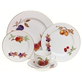 Buy Royal Worcester Evesham Gold Porcelain 5-Piece Dinnerware Place Setting, Service for 1