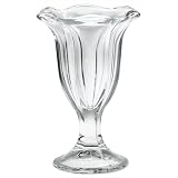 Anchor Hocking Tulip Sundae Fountainware, Clear, Set of 12