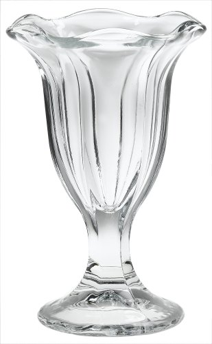 Anchor Hocking 5.5-Ounce Tulip Sundae Fountainware 12-Pack, Crystal Clear Glass