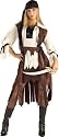 Caribbean Pirate Babe Fancy Dress Costume (adult size 10-12)