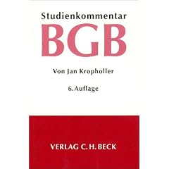 Bürgerliches Gesetzbuch (BGB), Studienkommentar (Taschenbuch)
