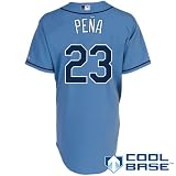 Tampa Bay Rays Authentic Carlos Pena Alternate 2 Cool Base Jersey 48
