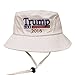 Bd2024 Donald Trump with Flag 2016 Bucket Hat with String White