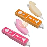 Orange & Pink Skin Cover For Nintendo Wii Remote + Nunchuck, 4 Pack