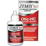Zymox Plus Otic-HC Enzymatic Solution, 1.25 oz.