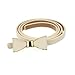 Bestpriceam 1pc Candy Leather Women Skinny Butterfly Bow Waist Belt Waistband
