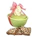 Handmade Dark Chocolate Almond Toffee In Ceramic Bunny Bowl