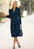 Side-Tie Skirtsuit