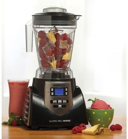 Montel Williams HealthMaster Elite 1200W 8-Speed Juicer, Blender &amp; Food Processor by HealthMaster