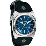 Image of Gents Key Blue Dial Black PU Strap Watch