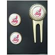 Cleveland Indians Divot Tool Golf Ball 2 Marker Set Mlb