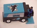 SAN JOSE SHARKS NHL 1996 Diecast Zamboni 1:50 Scale Hockey Team Collectible - 1st Old Time Logo