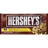 Hershey's Baking Pieces, Semi-Sweet Chips, 12-Ounce Bags (Pack of 6)