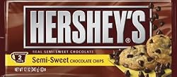 Hershey's Baking Pieces, Semi-Sweet Chocolate Chips, 12-Ounce Bags (Pack of 6)