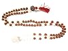 Rudraksha Rose Quartz Prayer Mala Spiritual Yoga Healing Japamala ~ 108+1