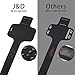 J&D Armband Compatible for iPhone 8 / iPhone 7 Armband, Sports Armband with Key Holder Slot for iPhone 8 iPhone 7 Running Armband, Perfect Earphone Connection While Workout Running, Black