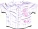Infant Girls Chicago White Sox White/Pink Pinstripe Replica Jersey