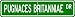 Pugnaces Britanniae STREET SIGN ~ High Quality Aluminum ~ Dog Lover