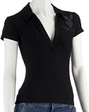 Playmate S8F116 Damen, Polo, black,