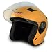 VCAN Yellow Xtra Large Metro Scooter Helmet with Full Face Shield