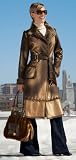 Metallic Bronze Coat