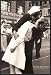 Nurse Kissing Sailor Wars End Kiss Photography Poster Dry Mounted Wood Framed.