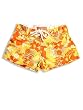Verona - Little Girls Board Short, Multi Colored Flowers