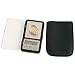 Mitaki-Japan Mini Digital Pocket Scale Tare Function Lcd Screen Faux Leather Pouch