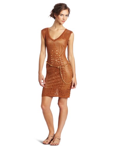 XOXO Juniors Crochet Belted Dress