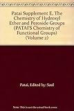 The chemistry of hydroxyl, ether and peroxide groups